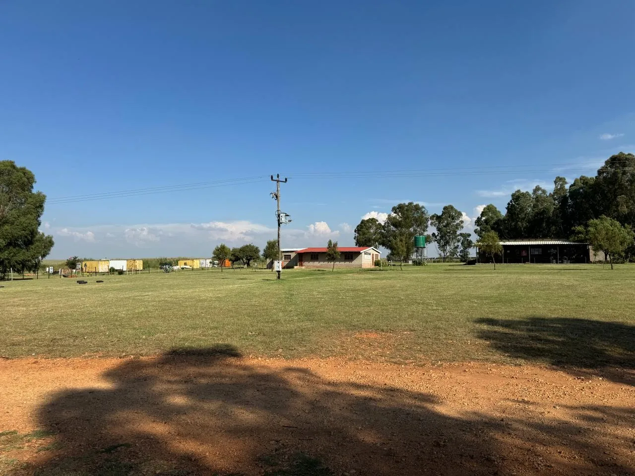 Clay pigeon shooting range at Rooikraal Shooting Range