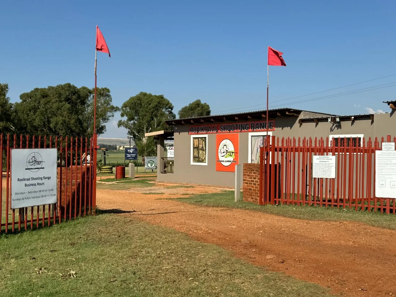 Rooikraal Shooting Range facilities and grounds